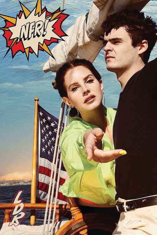 Lana Del Rey- Norman Fucking Rockwell! Cover Poster