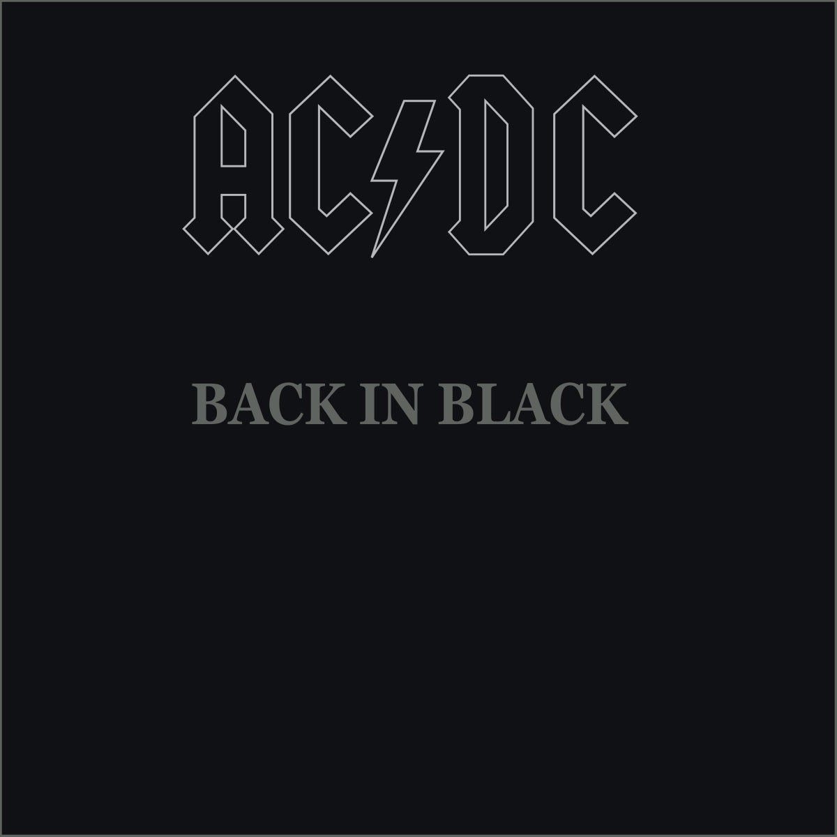 Back In Black- AC/DC