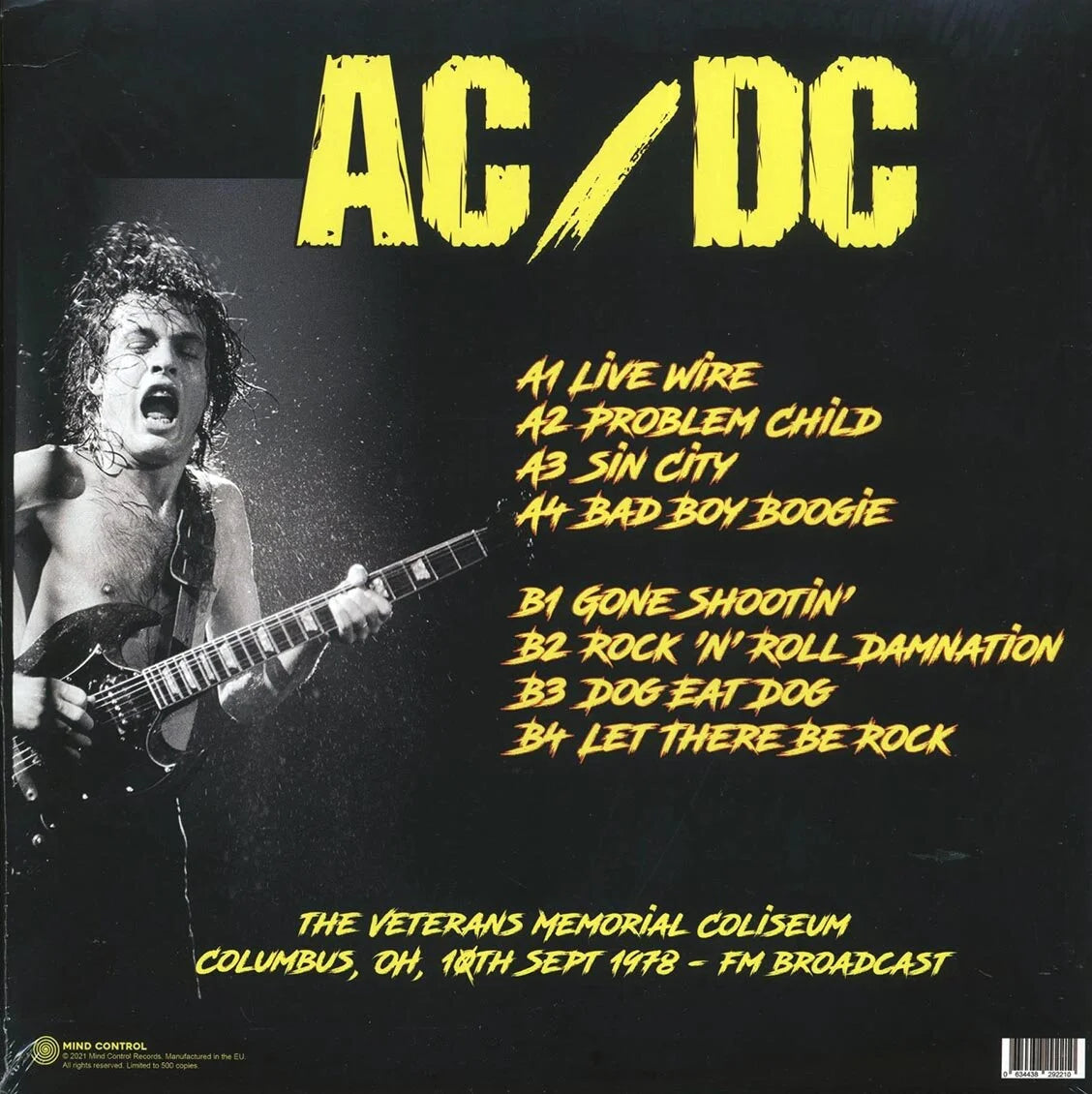Live at The Veterans Memorial Coliseum- AC/DC