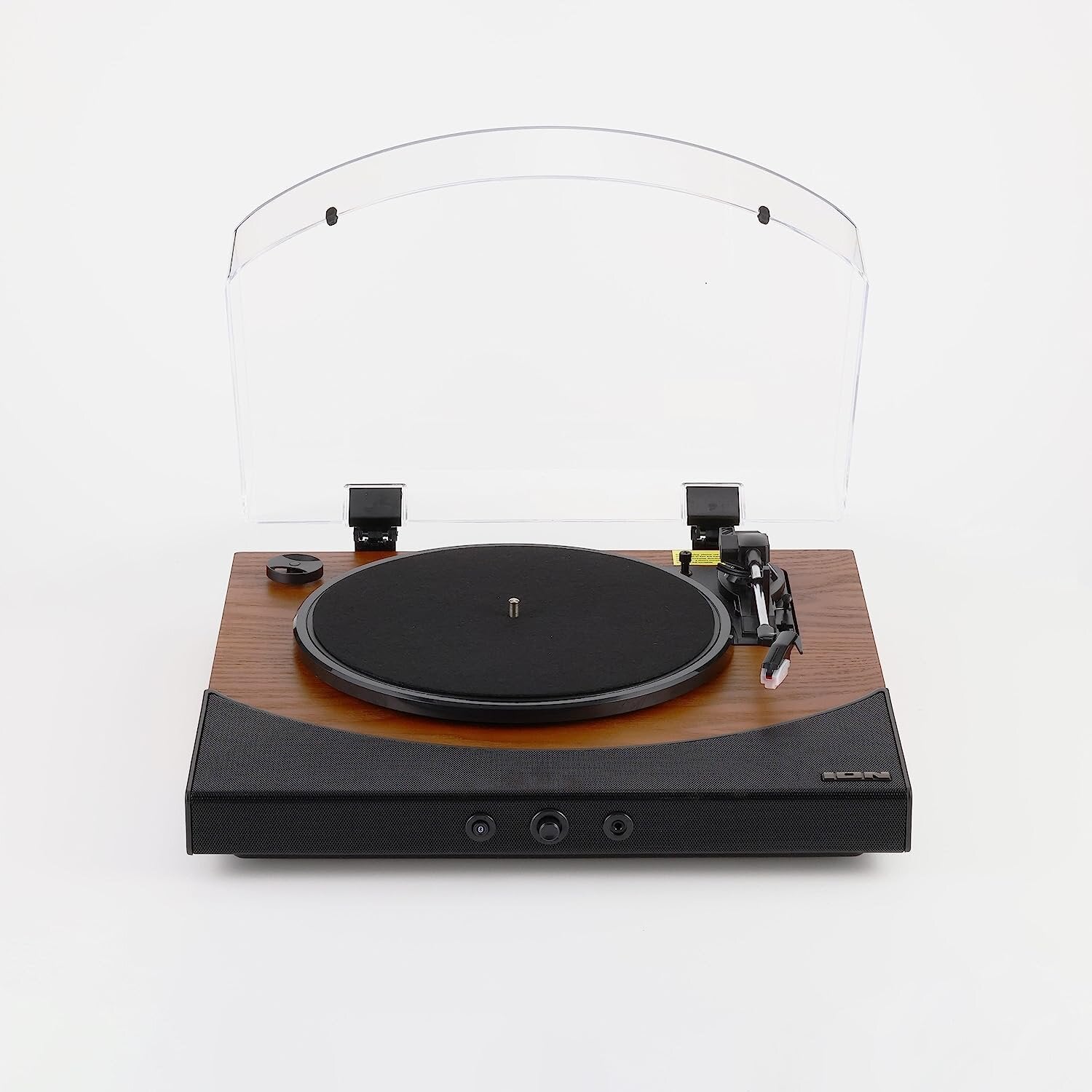 ION IT94WD Premier LP Bluetooth Wireless USB Turntable (Brown)